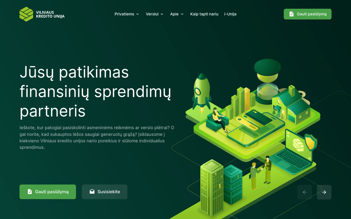 Preview of Vilnius Credit Union project